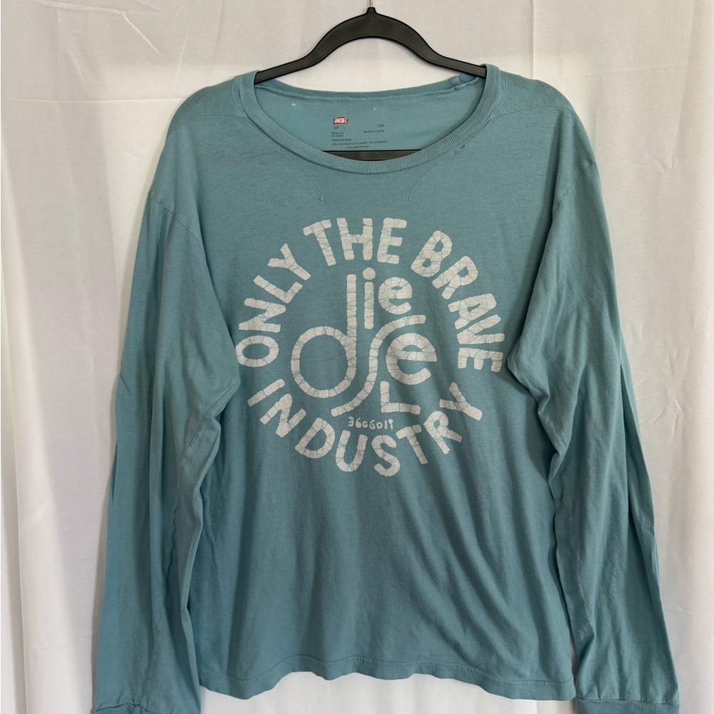 Vintage Diesel Blue Long Sleeve Tee
